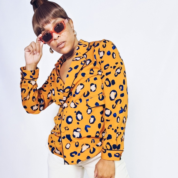 Leopard Blouse - Picture 1 of 7